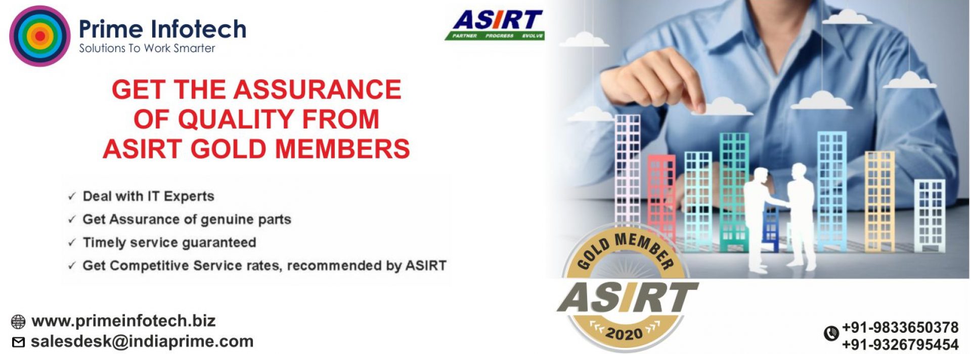 Gold Member of Asirt ASIRT banner